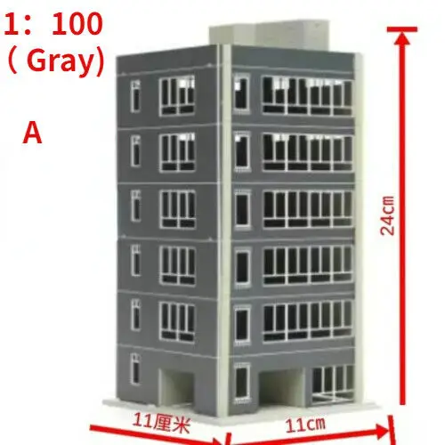 1:150/100 Scale Architectural Model for Gundam City School Teaching Building Model Display Scene Model Collection Gift 3