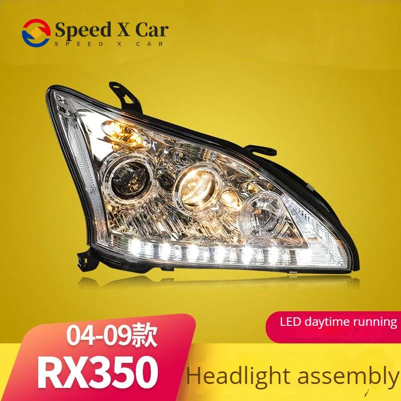 

Speed-x Suitable For Lexus Rx350 Headlight Assembly 04-09 Rx330 Modified Led Day Running Light Lens Headlight