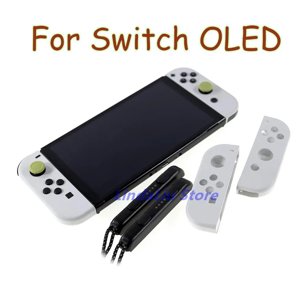 

20sets For Switch OLED Game Joy Con Housing Case Wrist Strap Band Hand Rope Lanyard Laptop Video Hand Strap Games Accessories