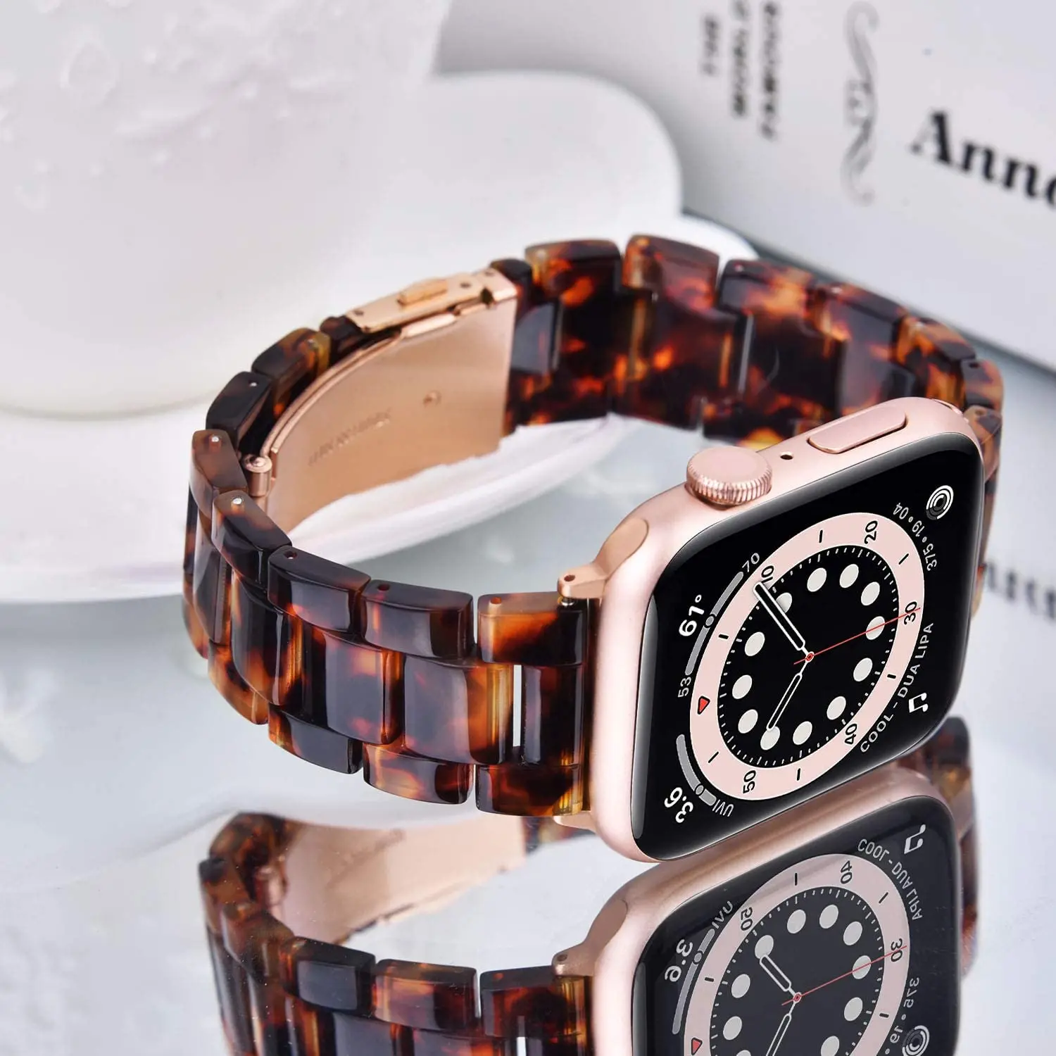 For Apple Watch  Ultra Resin Strap  49mm Stainless Steel Buckle For Iwatch 8 7 6 5 4 Wristband Bracelet 42 44 45mm Strap