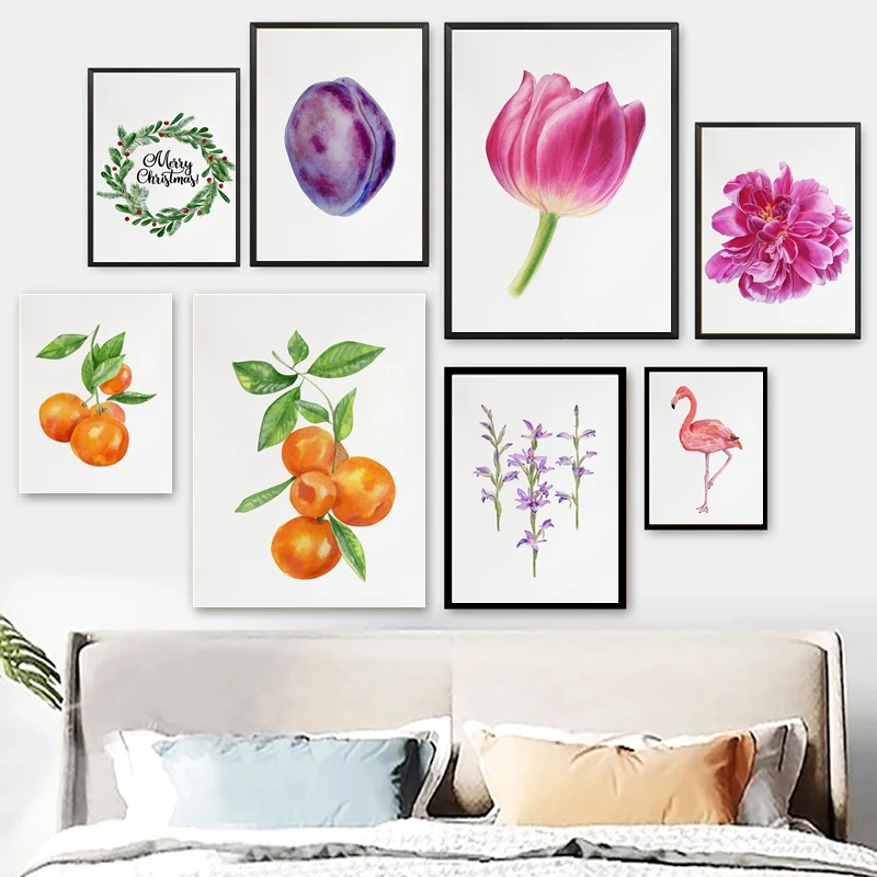 

Kitchen Decor Watercolor Wall Art Print Canvas Poster Wall Decor Pictures Home Decor Nordic Minimalist Paintings