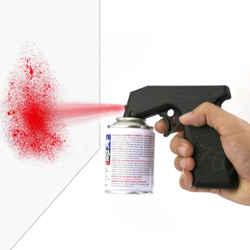 TamiyaPaintBottleAdapterAerosolSprayHandleFullGripTriggerRC