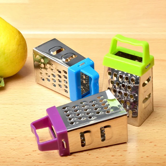 สแตนเลสมินิสี่ด้านเครื่องขูดกบมัลติฟังก์ชั่เครื่องตัดเปลือกขิงกระเทียมเครื่องขูดผลไม้อุปกรณ์ครัวหน้าแรก 5