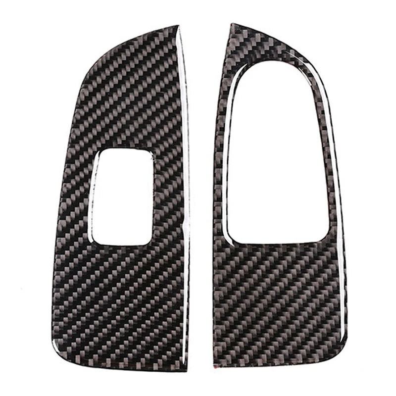 Car Carbon Fibler Window Lift Button Switch Cover Frame Trim Per Mercedes Benz Classe V 2015-2020