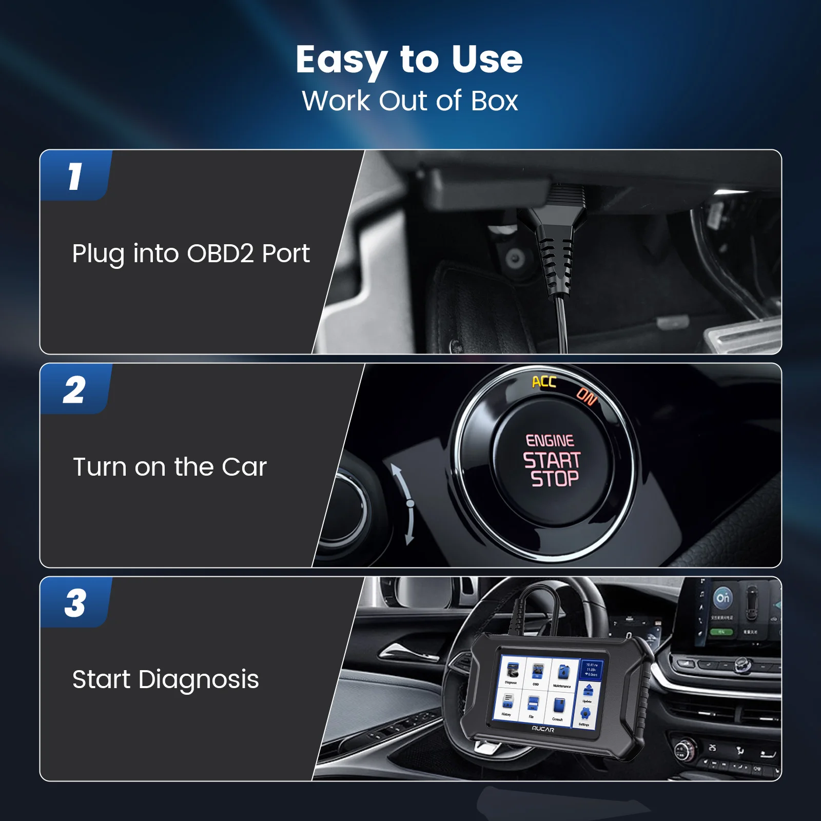MUCAR CS4 OBD2 ĵ 4 ý ABS SRS ECM TCM  ,  EPB SAS TPMS ETS Ʈ,  , 5  