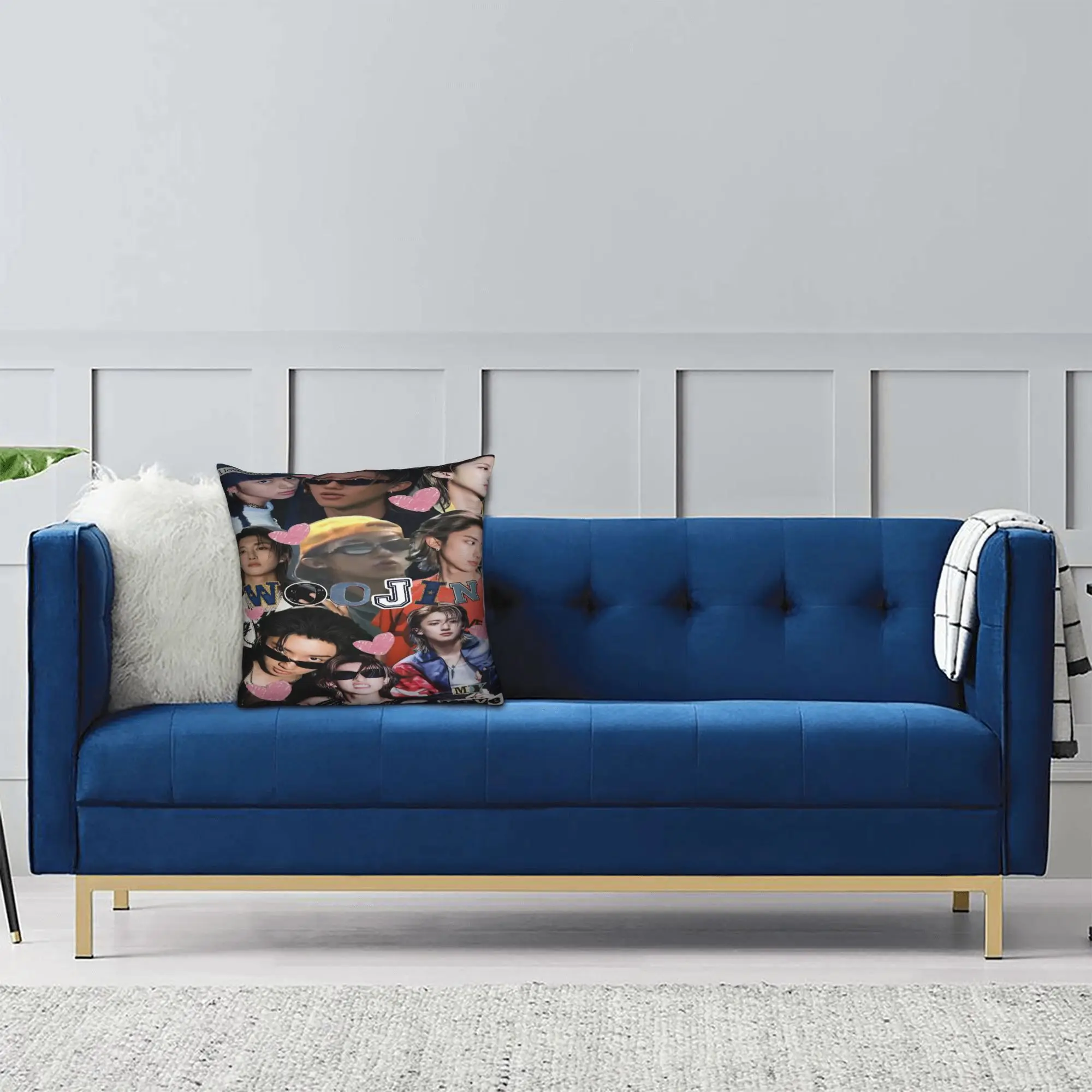 Lngshot Ohyul Woojin Louis Kissenbezug, bedruckter Kissenbezug, Vintage-Kissenbezug für Sofa, Couch, Bett, Wohnzimmer – Detail 9