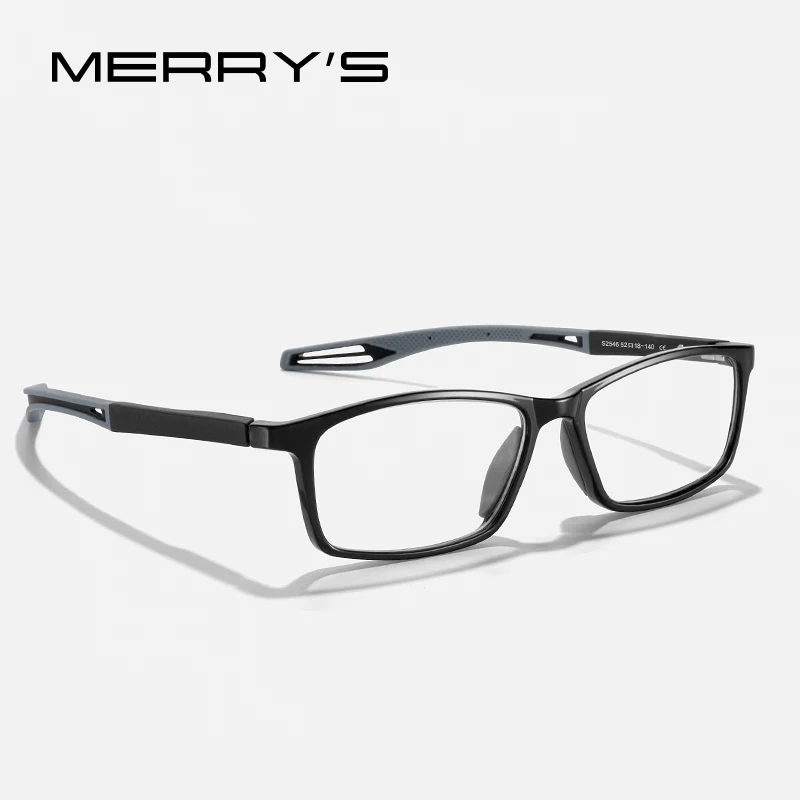 MERRYSDESIGNMenSportGlassesFramesTR90EyewearOutdoorSportsRectangleGlassesFrame