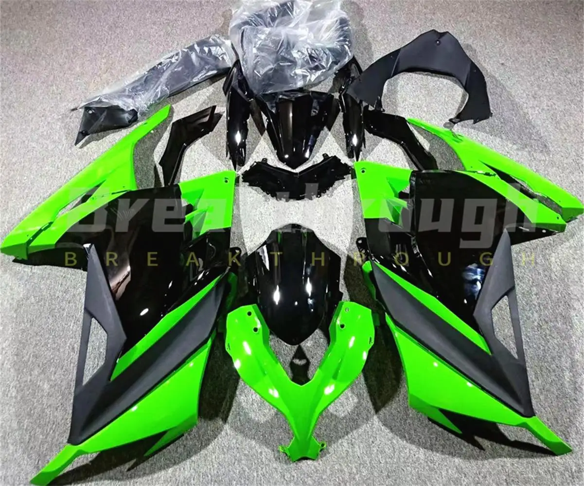 

Suitable for Kawasaki Ninja 300 Ex300 2013 2014 2015 2016 High quality ABS injection molded black green body fairing kit