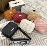 Sac à bandoulière de bonne qualité pour femmes, sac pour appareil photo à bande roulante en PU, sac à bandoulière pour téléphone portable, sac à bandoulière décontracté 6