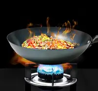 High Quality Iron Wok Traditional Handmade Iron Pan 4