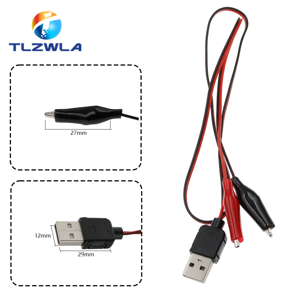 1 Paio USB Morsetti A Coccodrillo Filo Di Coccodrillo Maschio - Foto 8