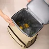 1pc Insulated Backpack Cooler Large Capacity Oxford Cloth Backpack Outdoor Travel Beer Bag Waterproof PEVA Lined Ice Bag 1