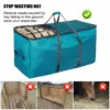 Horse Hay Bag Hay Feeder Hangable Storage Supplies Bag Feeder Tote For Livestock Barn Cattle Goat Horses Sheep Stalls 4