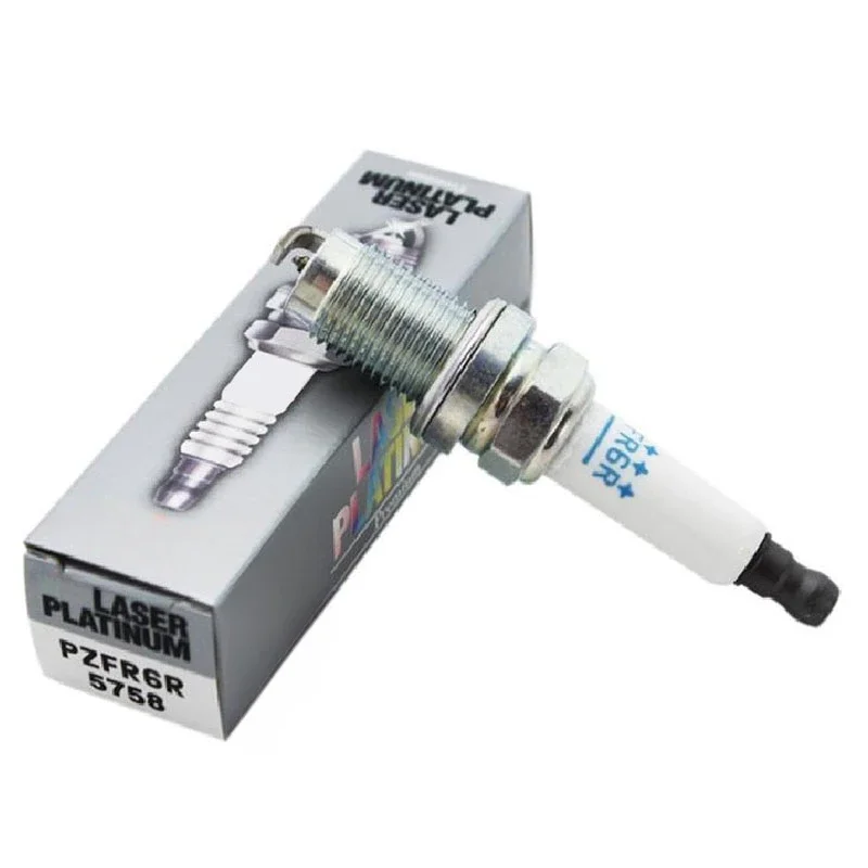 4/6pcs LASER PLATINUM Spark Plugs PZFR6R 5758 For VW Golf MK5 MK6 Passat B6 B7 Tiguan Audi A1 A3 BYD spark plug