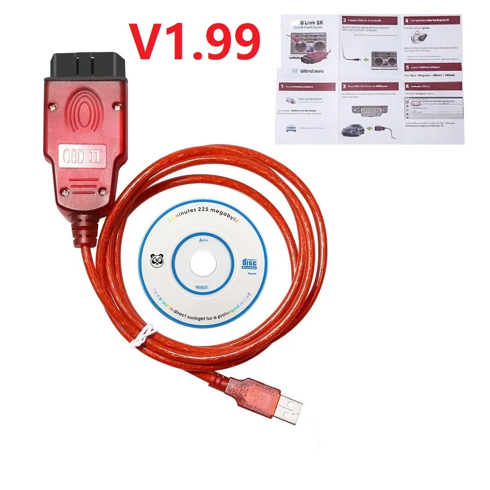 Programmatore Ecu V1.99 Renolink Obd2 Cavo Di Codifica Diagnostica Per R-Nault/D-Cia Airbag Per Veicoli/Codifica Chiave Multi-Function1.99 Link