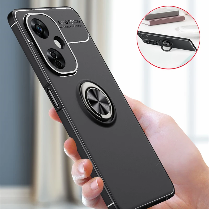 Per Oneplus Nord Ce 3 Lite Cover Oneplus Nord Ce 3 Lite Soft Tpu Soft Ring Supporto Magnetico Fundas Oneplus Nord Ce 3 Lite