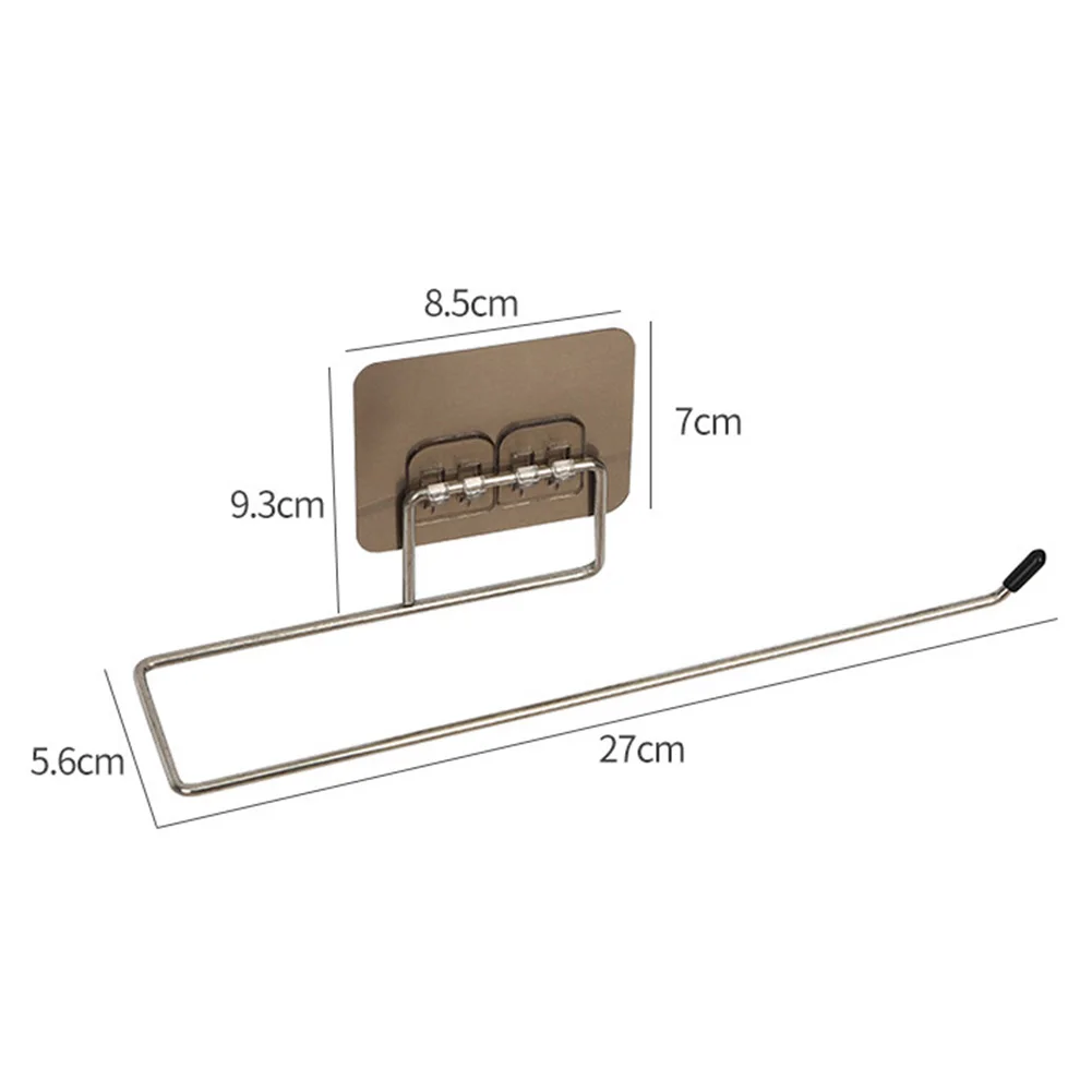 

Tissue Holder Modern and Sleek Stainless Steel Towel Holder and Roll Rack Cup Hanger Space Saving Kitchen Accessory