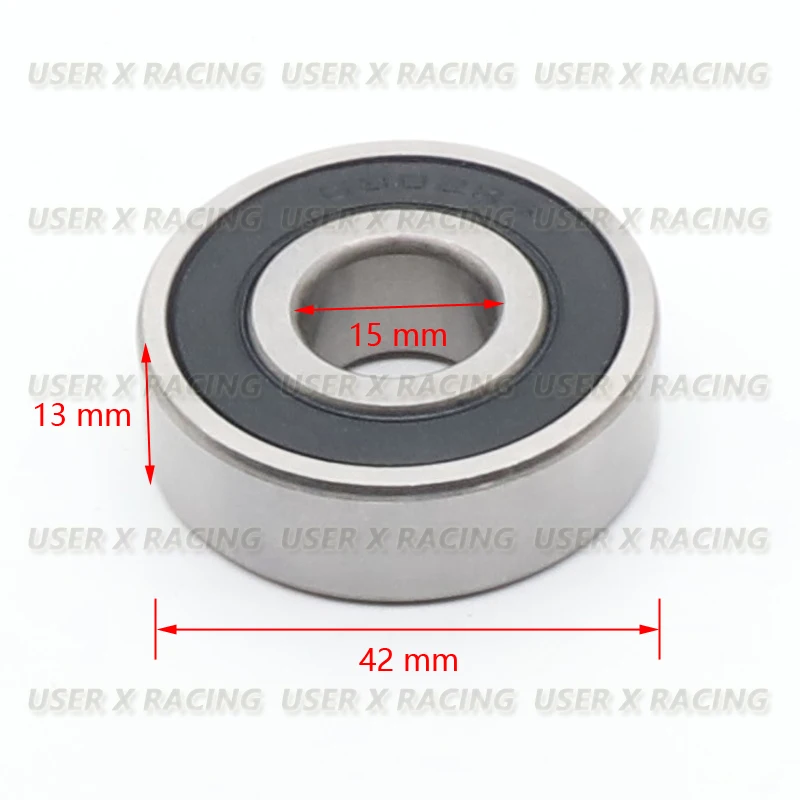 

USERX Universal Motorcycle Bearing Brand New 6302-2RS 6302 2RS High Quality Durable Secure Waterproof Motorcycle parts