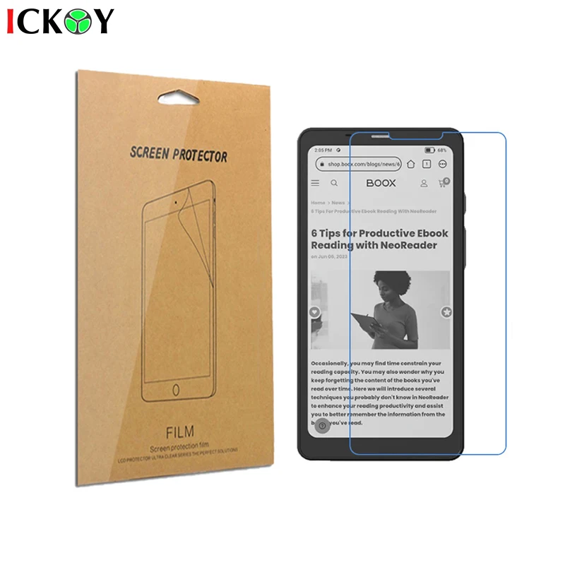 Protetor de Tela Matte para Onyx e Boox Capa Protetora Anti-scrach Película Protetora Acessórios Tablet 613