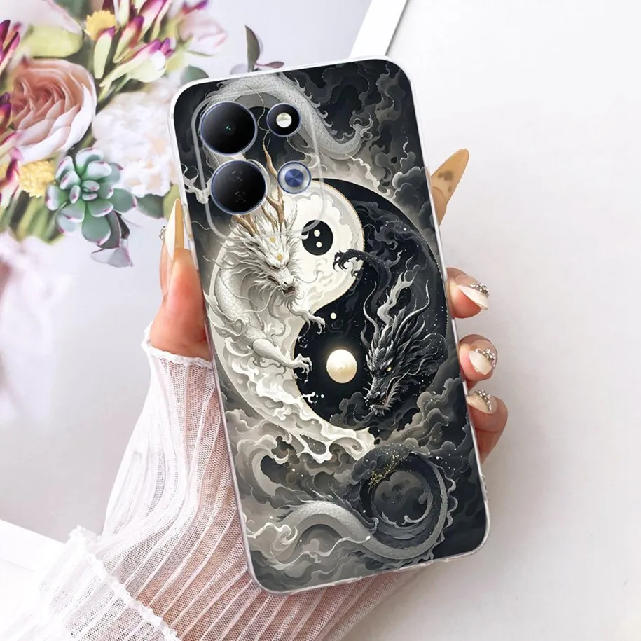 Cute Cartoon Animal Soft Silicone Clear Phone Case Cover