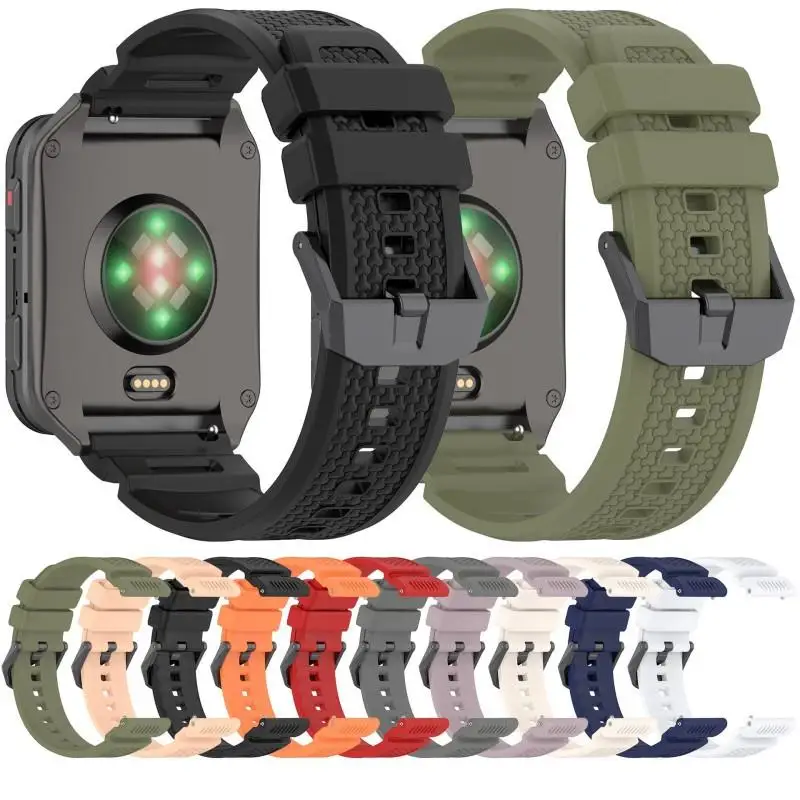 Silicone Sport Strap for Smartwatch - Premium Replacement Wristband Accessory