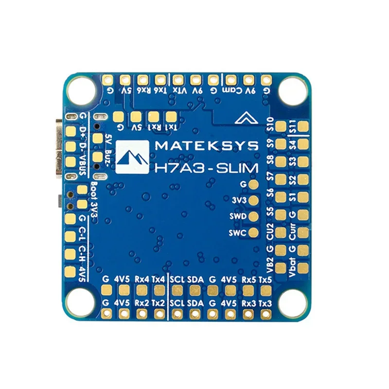 

Контроллер полета MATEKSYS H7A3-SLIM 2-8S LiPo 30.5X30.5mm