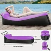 Lazy Inflatable Sofa Outdoor Portable Inflatable Couch Folding Camping Inflatable Sofa Outdoor Furniture Inflatable Lounger 6
