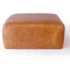 POLY & BARK Sequoia Ottoman in Full-Grain Pure-Aniline Italian Tanned Leather in Cognac Tan 4