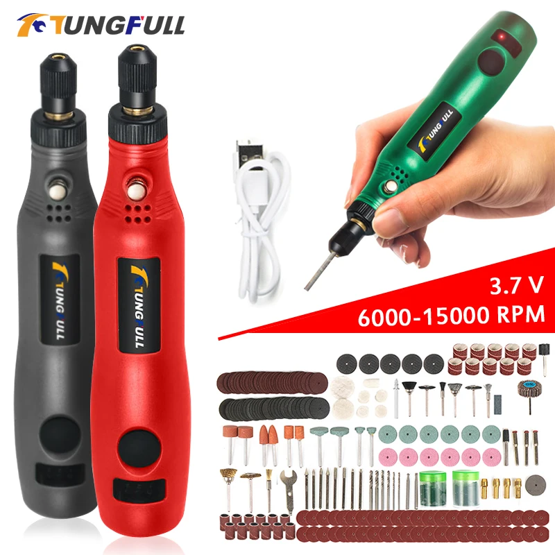 Jewelry Making Drill USB Cordless Rotary Tool Kit Woodworking