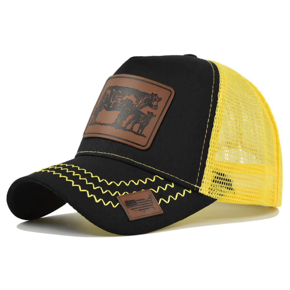 Luxury Bull Embroidered Snapback Cap - Unisex Stylish Rancher Hat