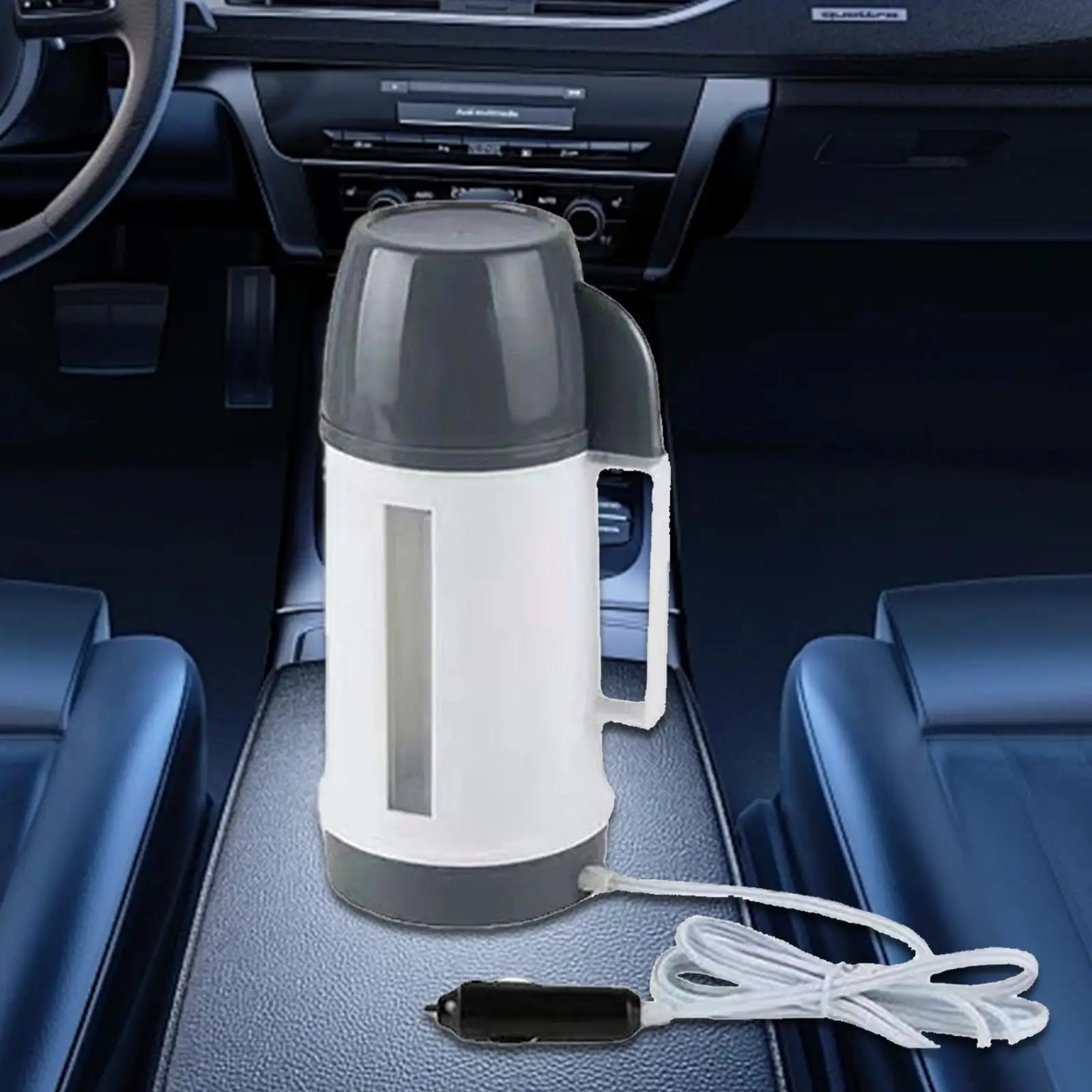 Car Electric Kettle Portable Stainless Steel Practical Heater Bottle Water Heater for Self Driving Tour Outdoor Camping Travel 4