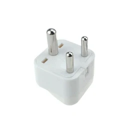 South Africa Type M 10A Power Plug Adapter - 5PCS (WHITE)