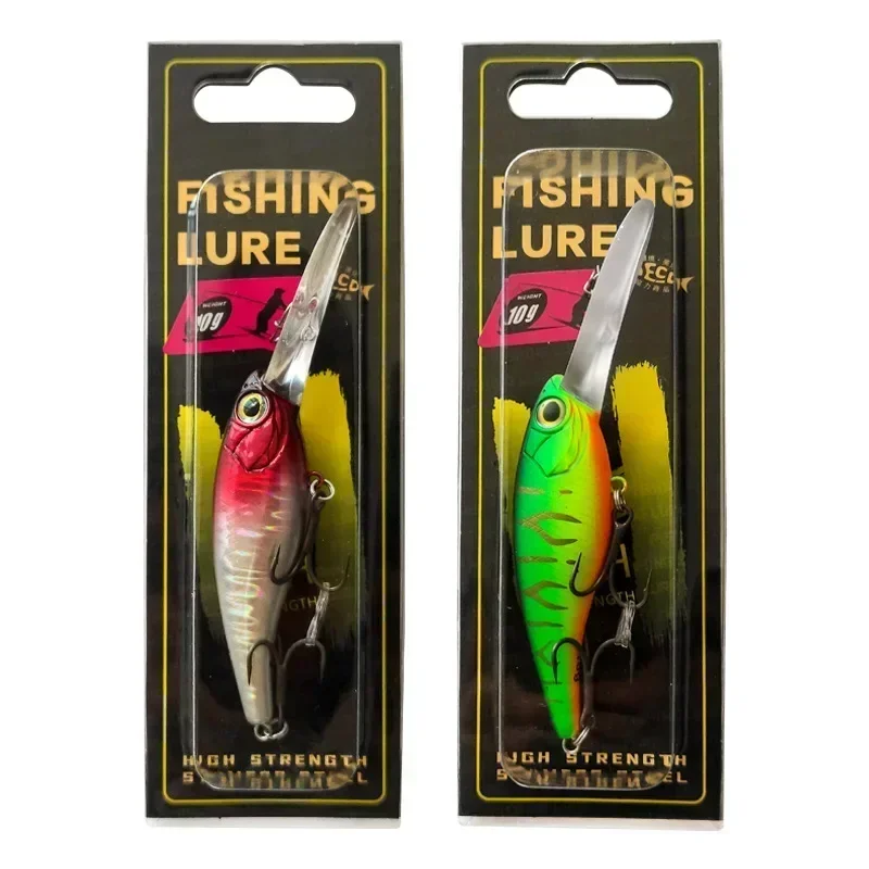 Suspending Minnow 60SP 70SP Crankbaits Fishing Lure Long Casting Pike Jerkbait Strong Treble Hooks Hard Baits