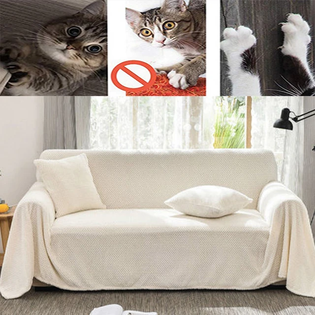 Wenzhou-funda de sofá antiarañazos para gatos, alfombrilla para perros,  accesorios a prueba de polvo, cubierta