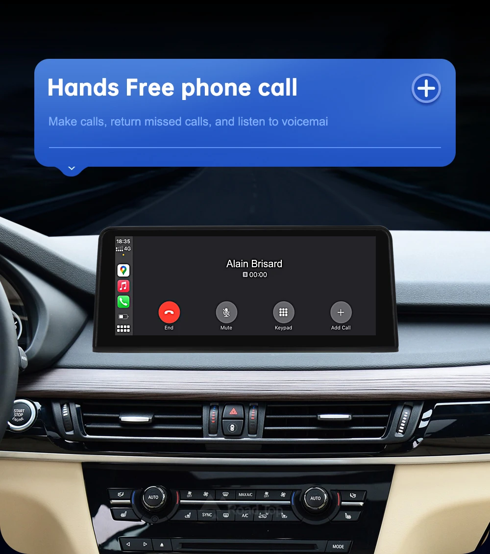 10,25 Zoll 12,3 Zoll Road Top Linux Display Multimedia-Player für BMW X5 F15 2014-2016 NBT EVO GPS Carplay Touchscreen – Detail 13