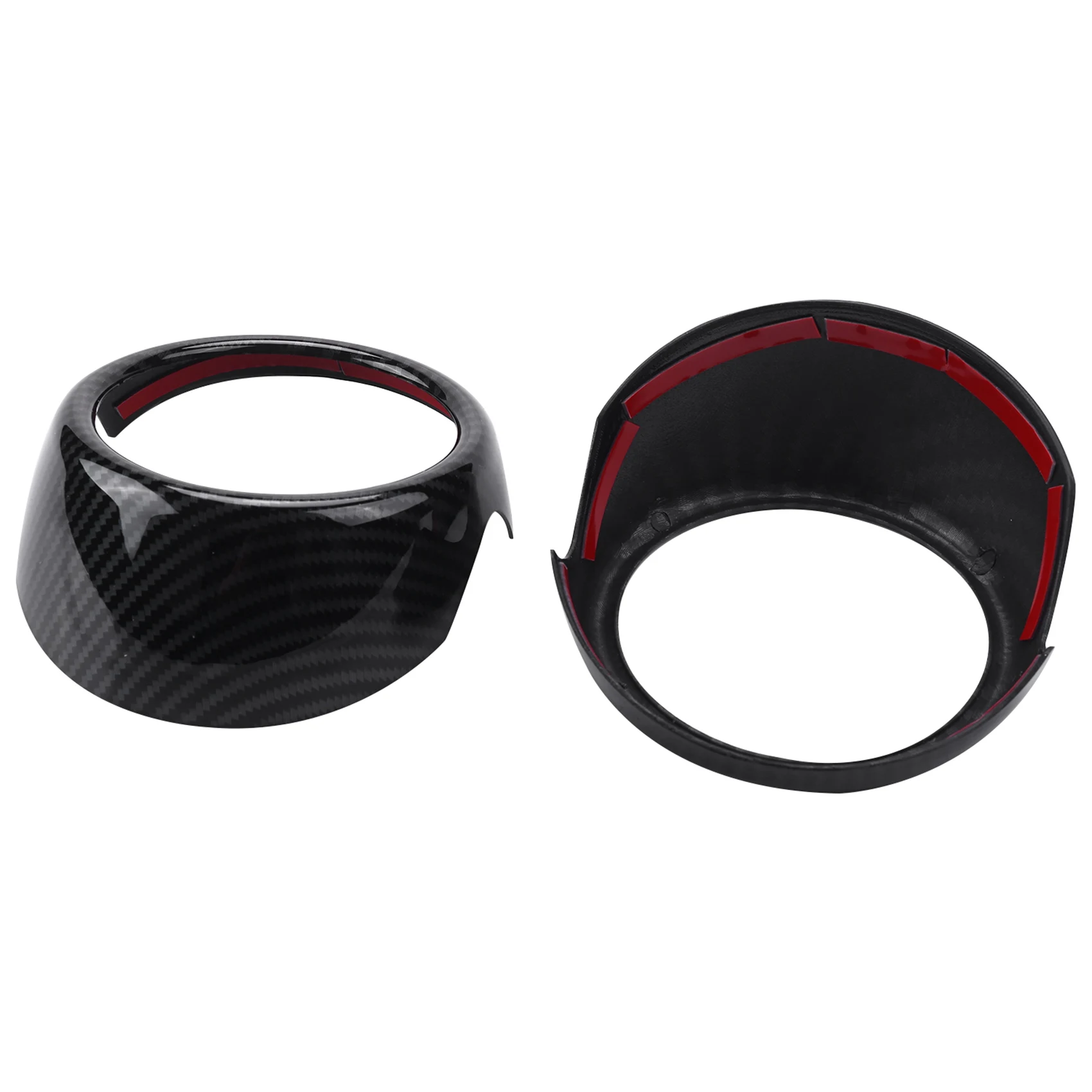 N31R_BMW MINI Cooper 3DR F56 탄소 섬유 스타일 인테리어용 자동차 도어 핸들 커버 트림