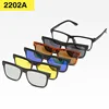 6 In 1 Magnetic Suction Frame TR Lens Holder Interchangeable For Men And Women, Sunshade Polarized Set, Sunglasses 5