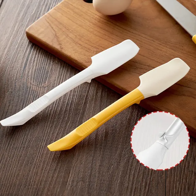 ROBOT-GXG Silicone Spatula Pastry Cream Cake Scraper Kitchen Baking Utensil  for Cooking Mixing, Large Jar Spatula 