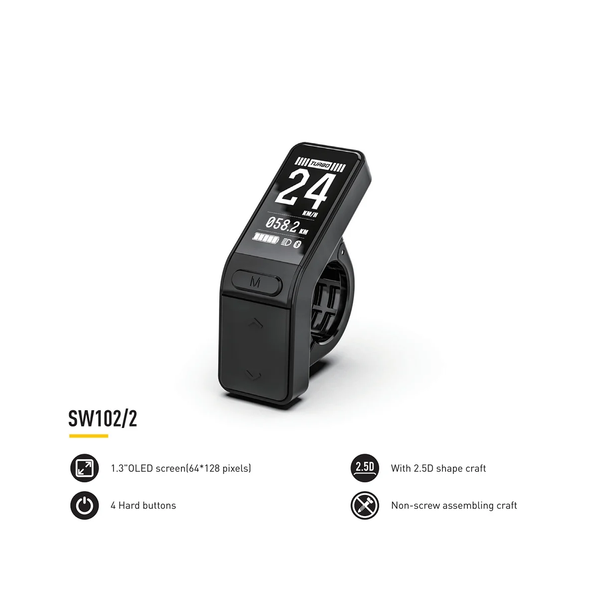 

SW102 CAN Protocol Motor Display Suitable for Bafang Mid Motor M500 M510 M600 M800 M820 M420 M300-CAN M400-CAN