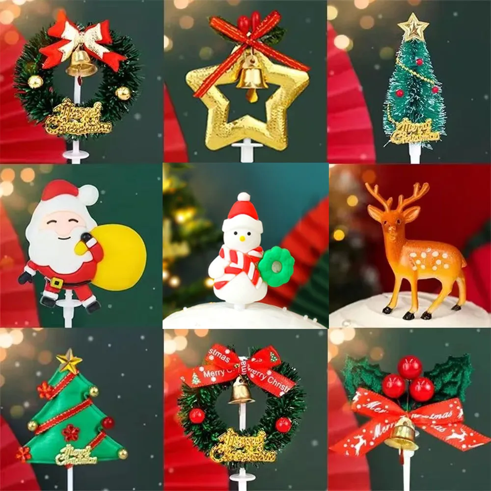 

Рождественские тематические украшения для стариков, висячий клей, снеговик, трехмерный штекер, Рождественская елка, костыль, лось, стандартное платье