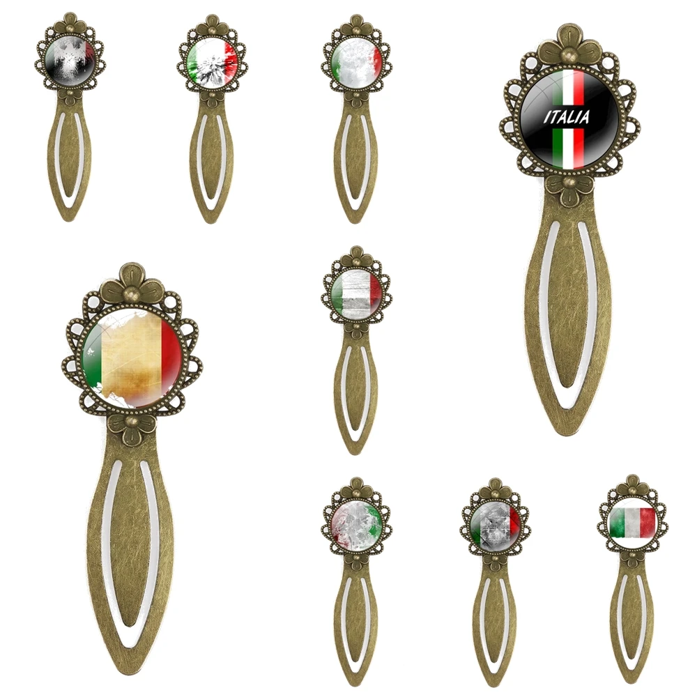 

Креативные металлические закладки подарок для друзей канцелярские принадлежности для школы офиса итальянский флаг