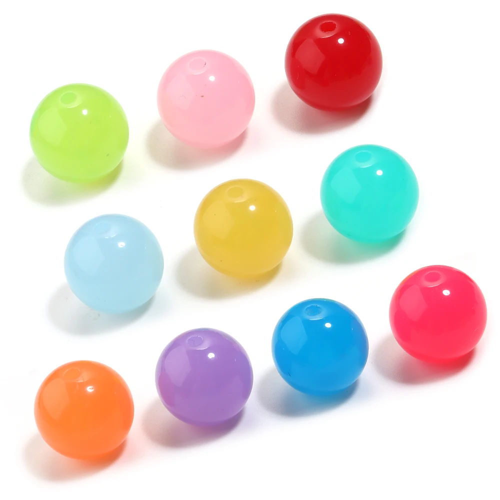 20pcs Colorful Acrylic Beads