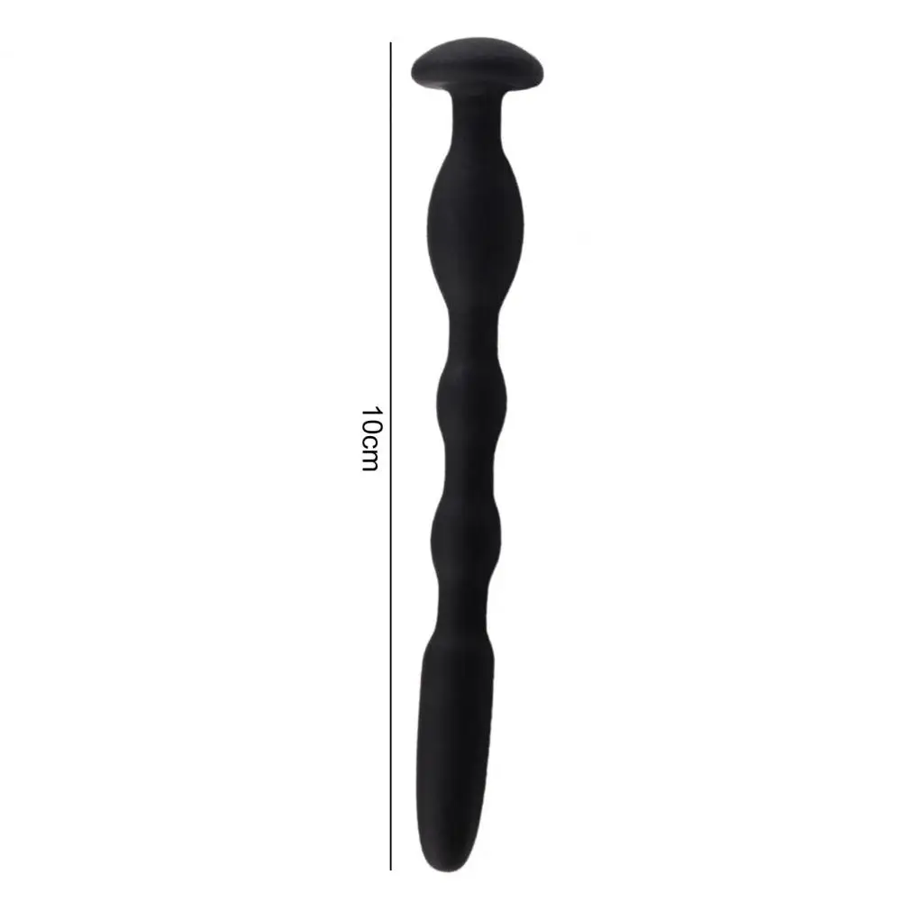 Penis Catheter Burr Free Round Head Flexible Urethral Sounding Rod Adult Sex Toy Black Urethral Sounds Penis Plug Beginner