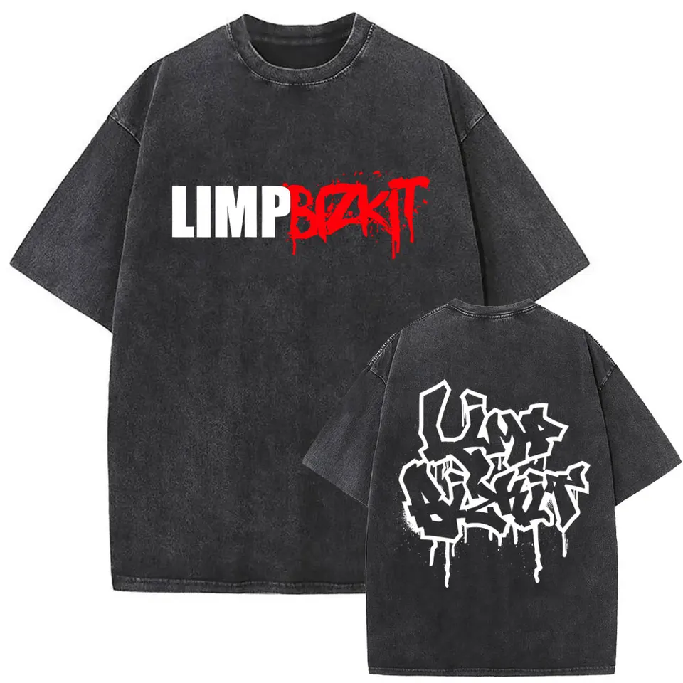 Washed Vintage Rock Band Limp Bizkit Loserville Tour 2025 T-shirt