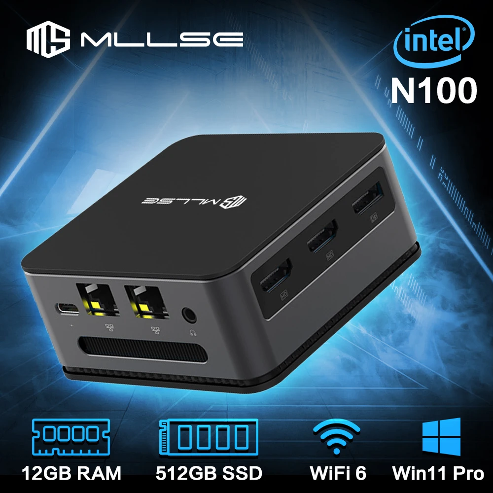 MLLSE-G2-Mini-PC-Windows-11-Pro-Alder-Lake-N100-Intel-12th-DDR4-12GB ...