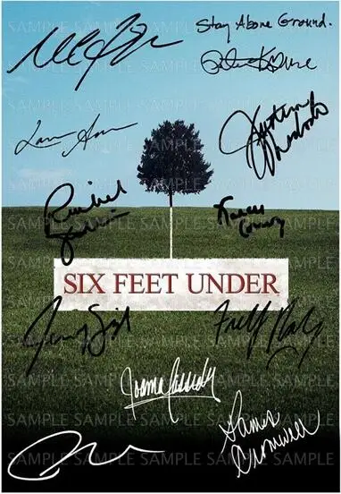 

SIX FEET UNDER CAST SIGNED TV SHOW SEASON Art Film Print Silk Poster for Your Home Wall Decor