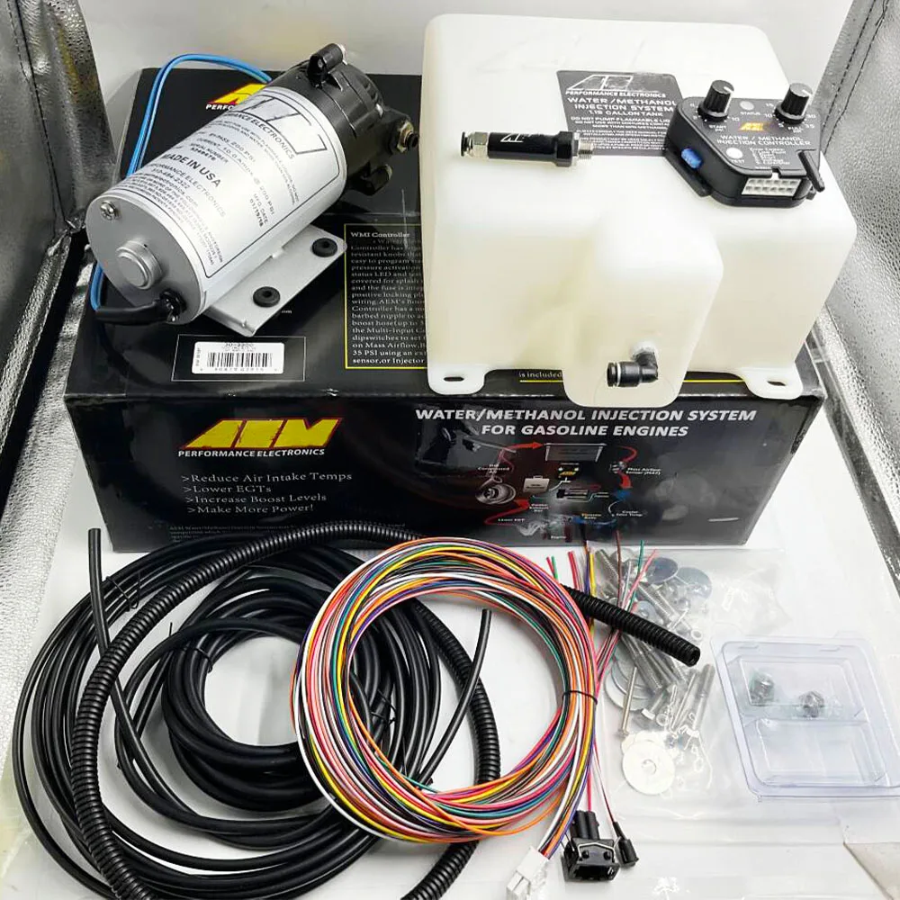 New,for AEM Electronics 30-3300 V2 Water/Methanol Injection Kit 1 Gallon Tank w/ Fluid MAP Sensor 303300, Made In US + Warranty
