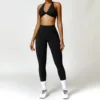 Women Seamless Yoga Set 2PCS Gym Workout Clothes for Female Push Up Bra High Waist Leggings Sexy Fitness Sportswear Sports Suits 5