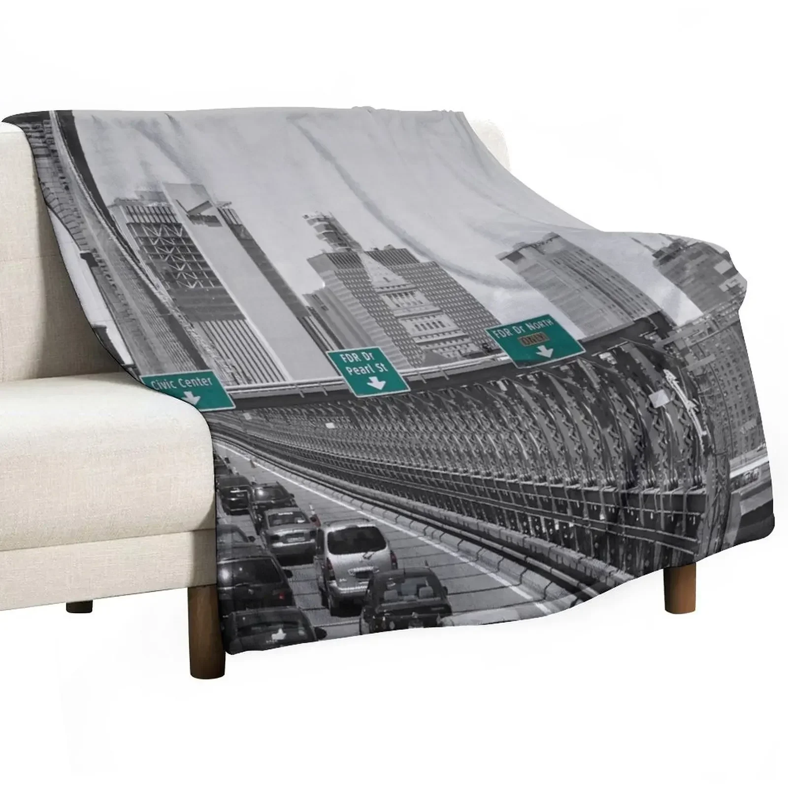 

Brooklyn bridge Throw Blanket Giant Sofa Hairys Blankets