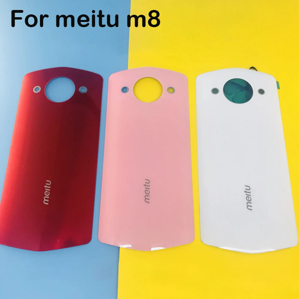 

For meitu m8 Full Battery Cover Back Cover Door Housing Case For meitu m8 without camera glass For meitum8